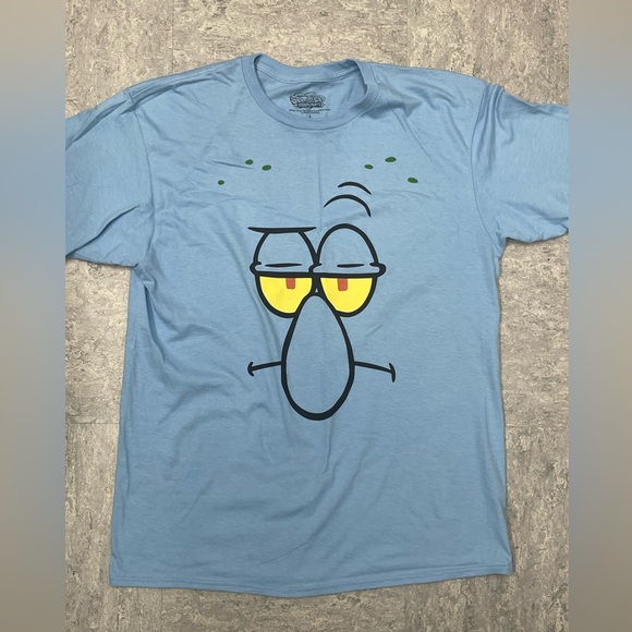 Maglietta Unisex SpongeBox SquarePants – Divertente Top In Cotone Con Patrick, Squidward O SpongeBob (Taglie S-XXXL)